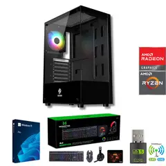AMD CORP - Pc Gamer AMD Ryzen 5 3400G - 16GB Ram - Vega 11 - 1TB - Wifi - ALE