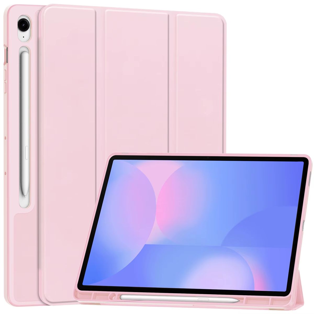 GENERICO - Carcasa Funda Para Samsung Galaxy Tab S10 Fe S9 S9 Fe Rosado