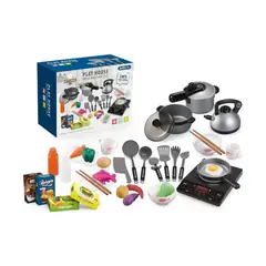GENERICO - Cocina Juguete Cocinita Infantil Luz Sonido 36 Piezas Juego