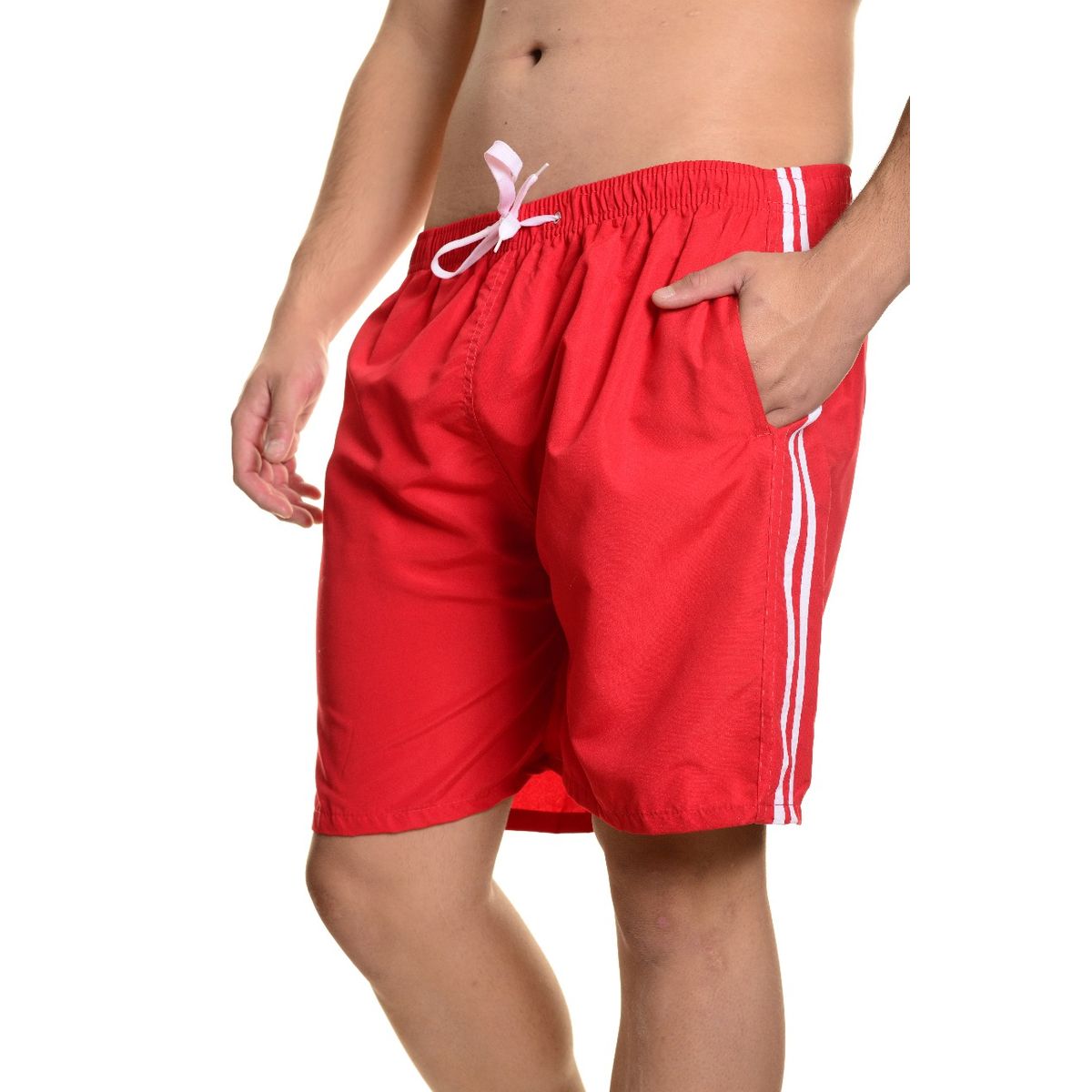 LIKE SHOP - Traje De Baño Hombre Forro Malla Lineas 203