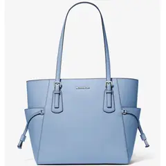 MICHAEL KORS - Cartera Voyager Saffiano Sky Blue