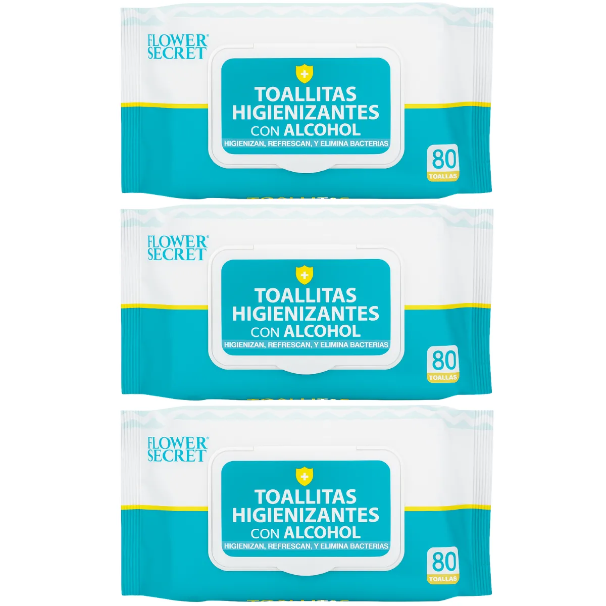 GENERICO - Pack 240 Toallas Húmedas Higiénicas Con Alcohol Multiuso