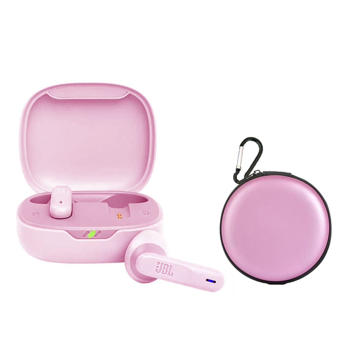 JBL - Audífonos Bluetooth Jbl Wave 300 Vibe  Tws Rosa Y Estuche