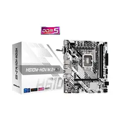 ASROCK - Tarjeta Madre MB H610M-HDVM2+ D5