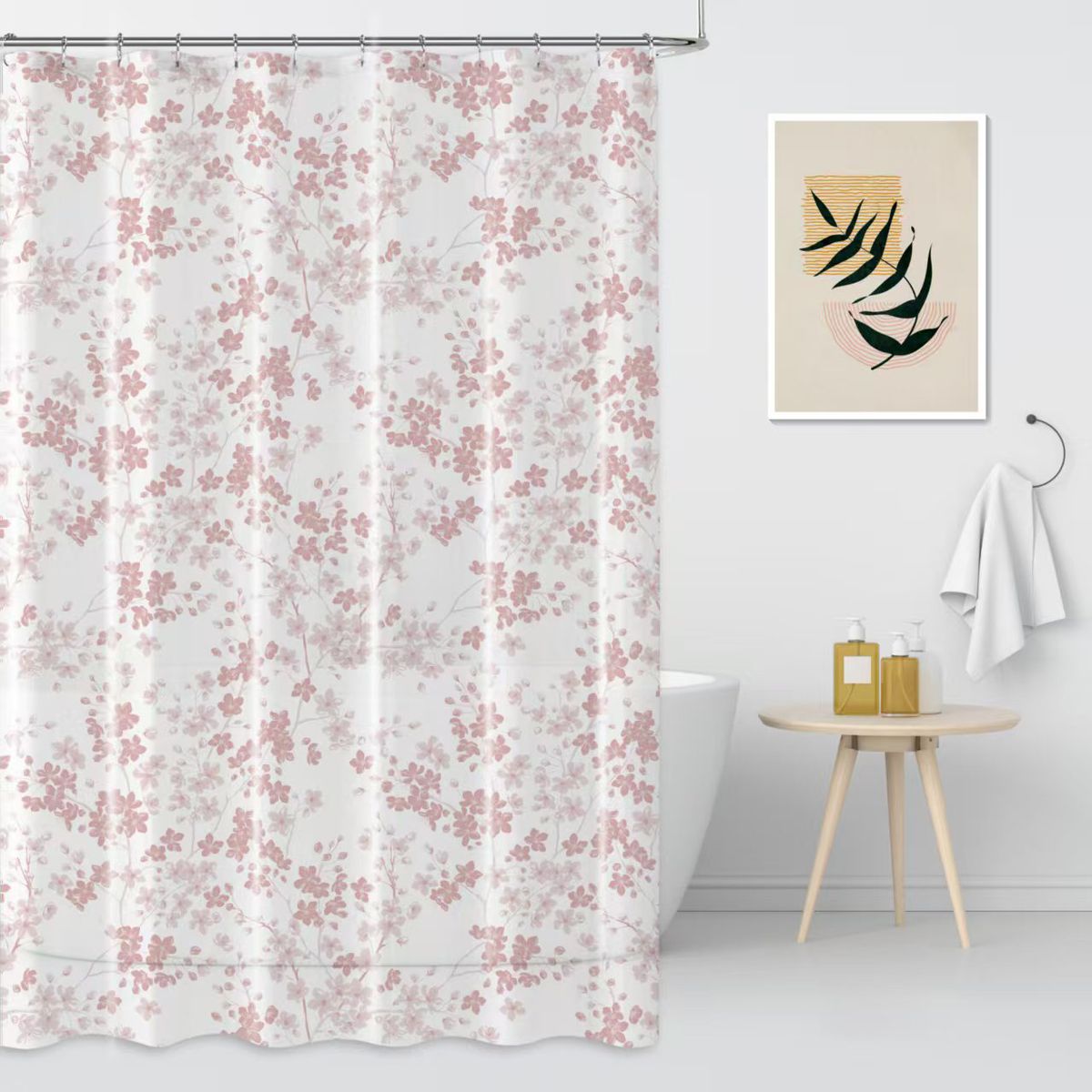 GENERICO - Protector Cortina Baño Impermeable Antihongo 180x180cm