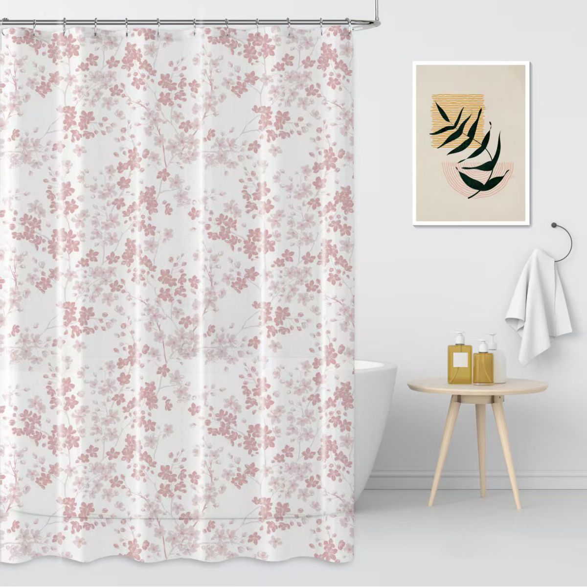 GENERICO - Protector Cortina Baño Impermeable Antihongo 180x180cm