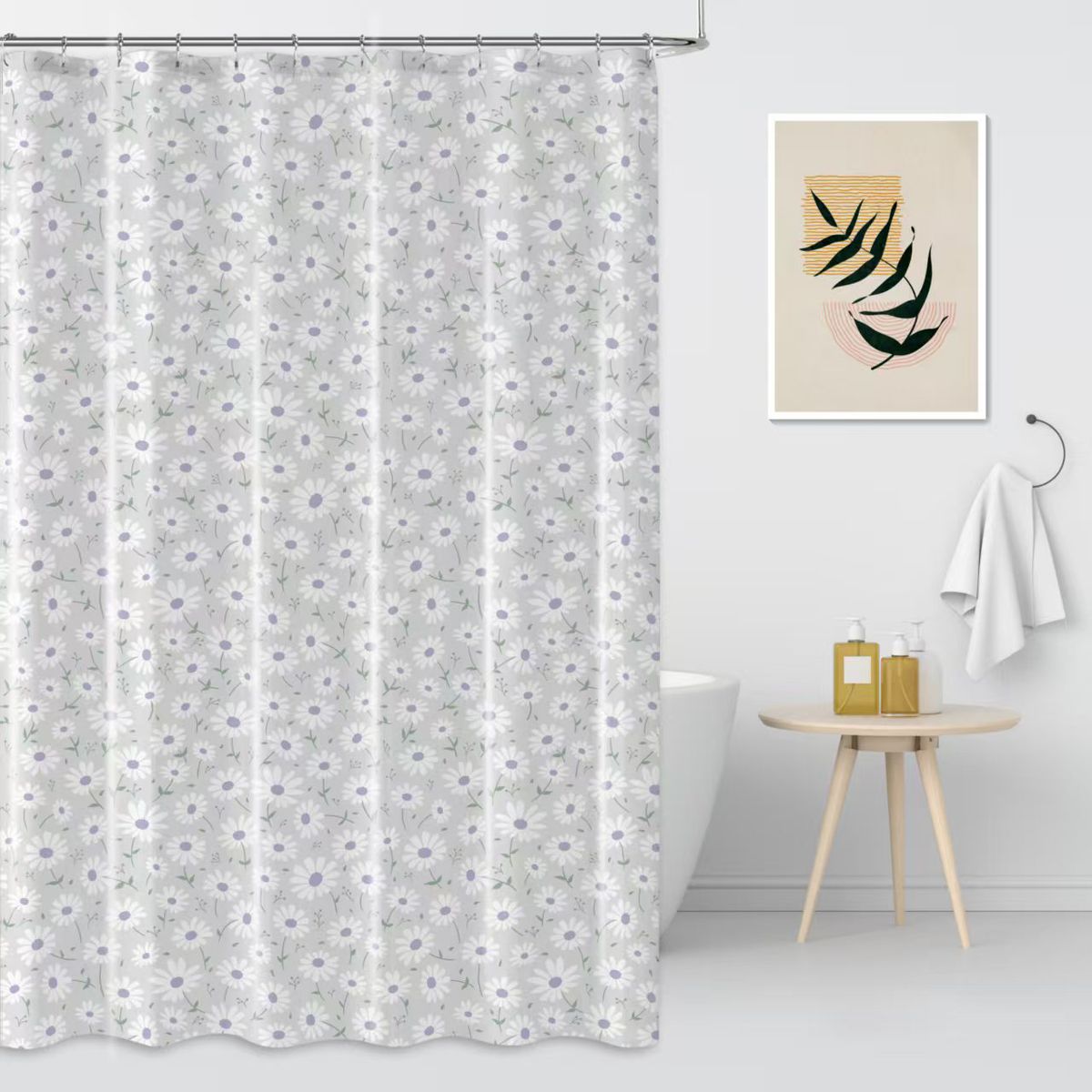 GENERICO - Protector Cortina Baño Impermeable Antihongo 180x180cm