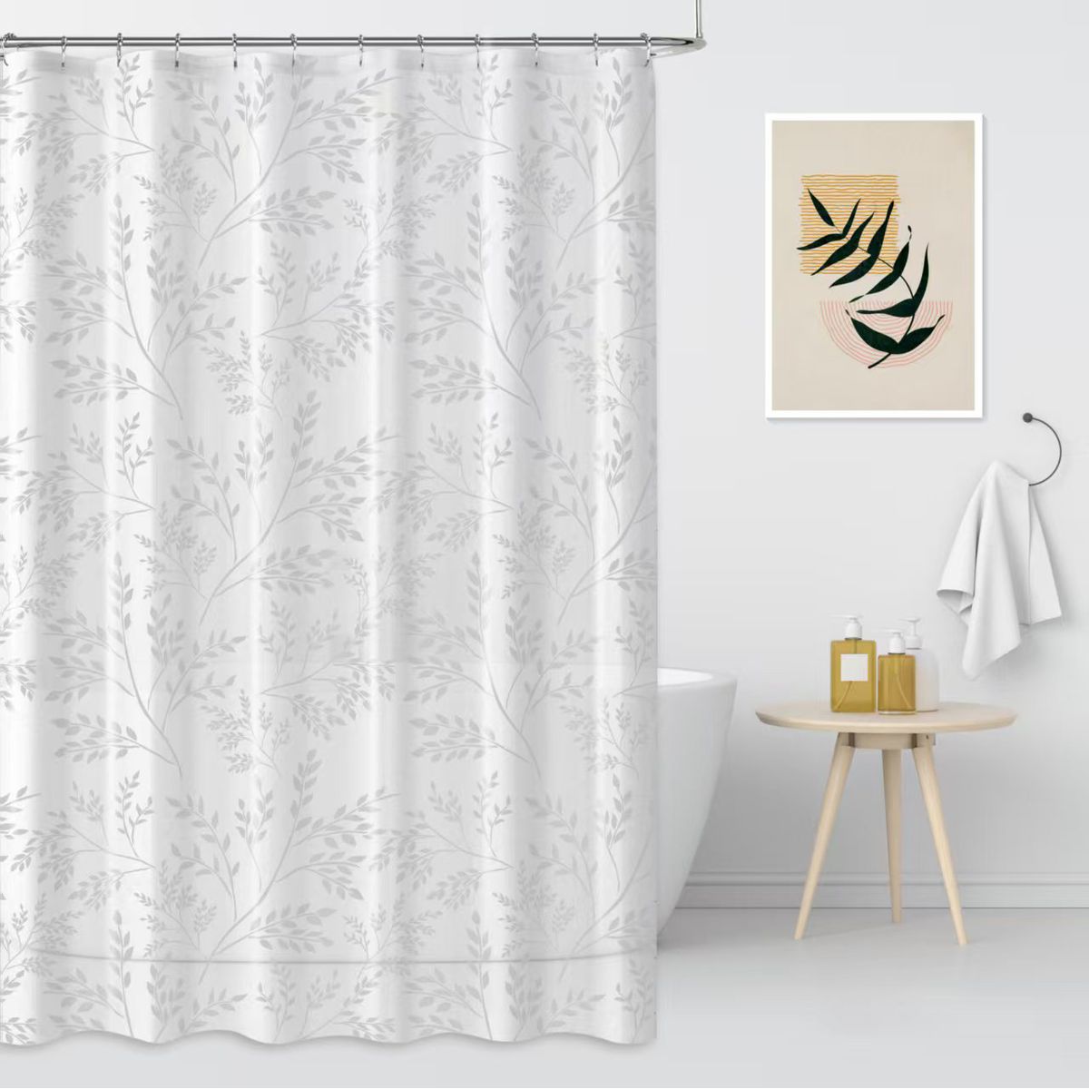 GENERICO - Protector Cortina Baño Impermeable Antihongo 180x180cm