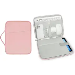 GENERICO - Funda Estuche Para iPad Tablet hasta 13 Pulgadas Rosado