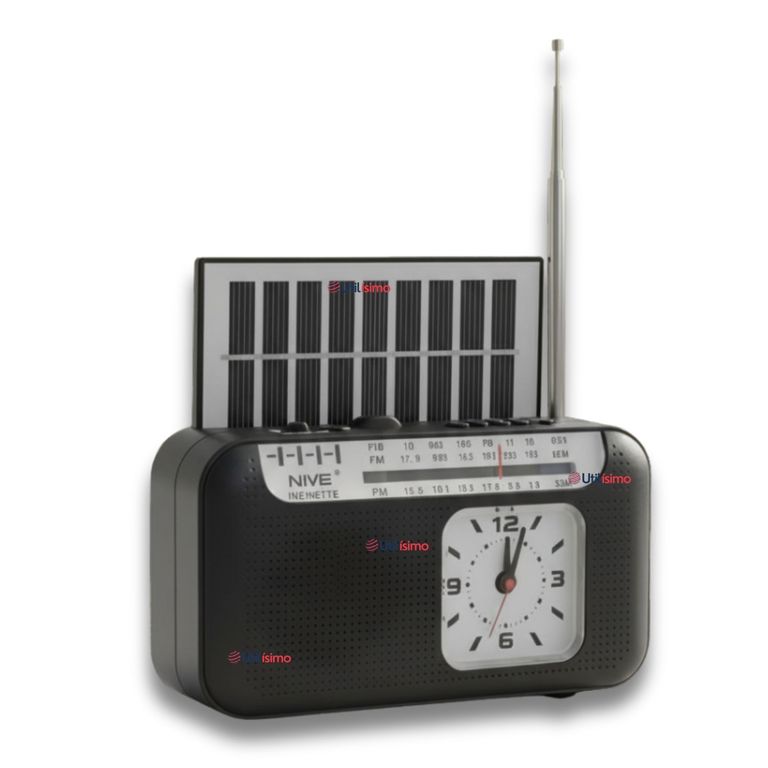 Radio Solar Portatil Recargable Bluetooth AMFM