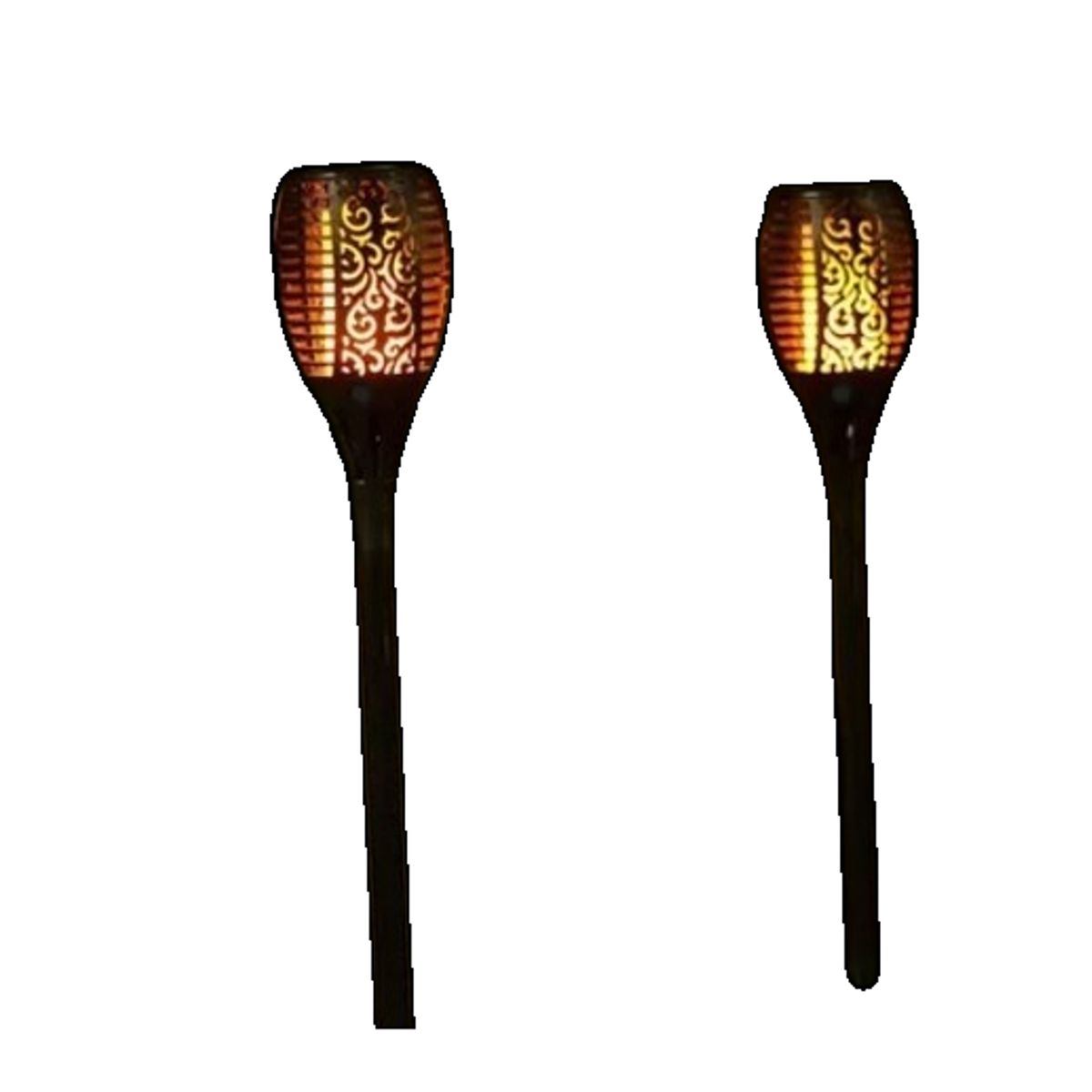 GENERICO - Luz solar decorativa llama tierra 57x10x10 cm