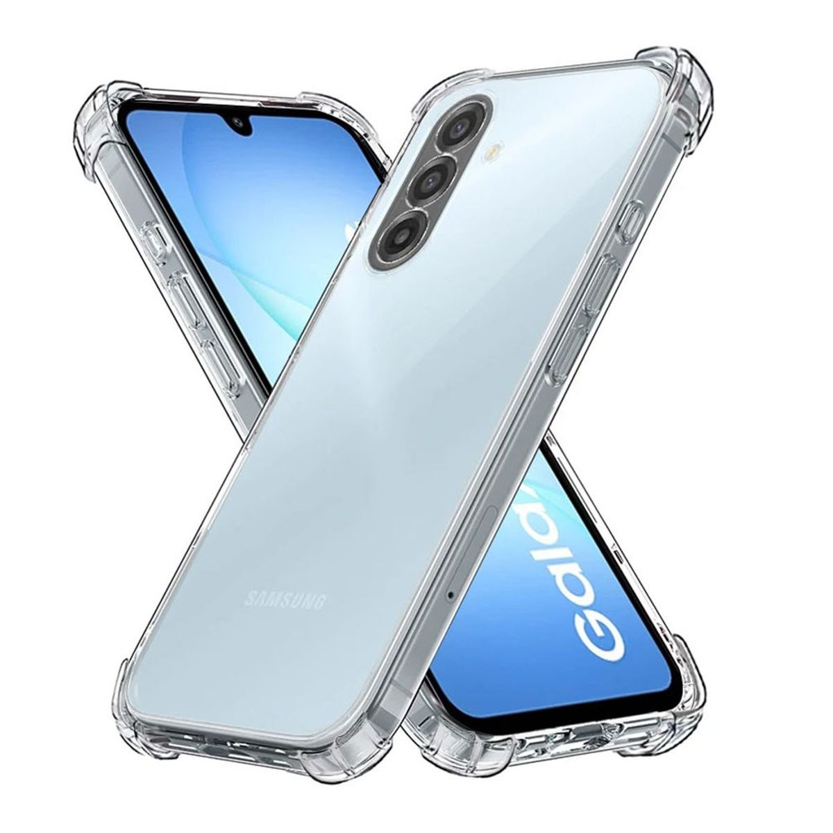 GENERICO - Funda Para Celular Samsung Galaxy A17 5G Transparente Esquinas Reforzadas