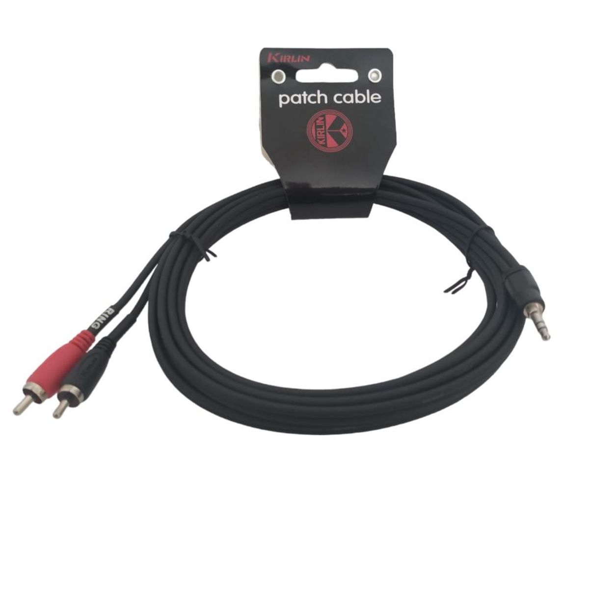 KIRLIN - Cable Estereo 3mt de Miniplug a RCA Kirlin YE-364L-3MBK