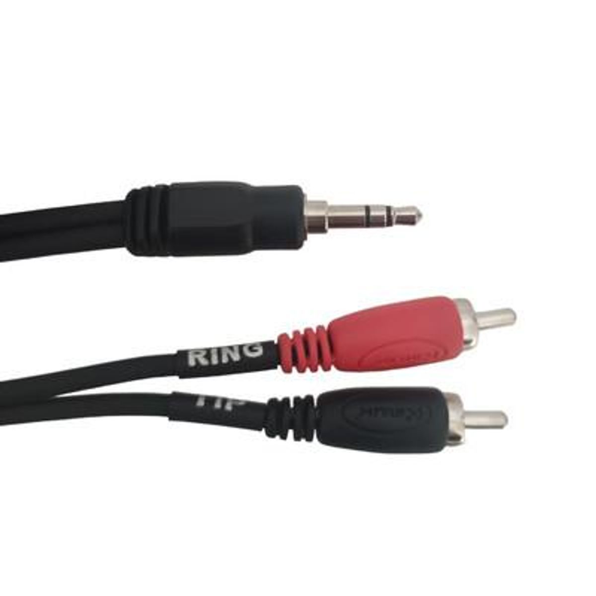 KIRLIN - Cable Estereo 3mt de Miniplug a RCA Kirlin YE-364L-3MBK