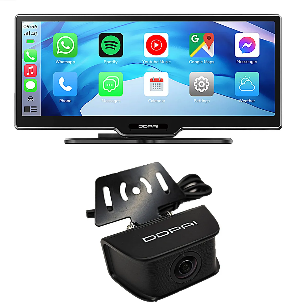 DDPAI - Set Reproductor Multimedia Con Cámara Delantera DDPAI M5S + Trasera RC03