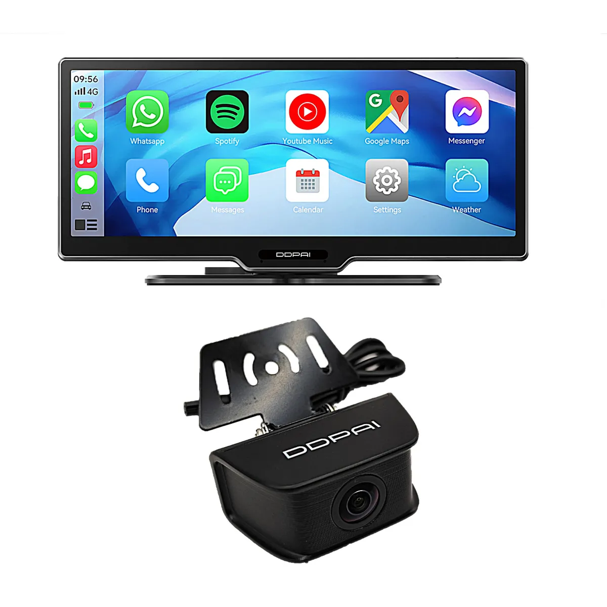 DDPAI - Set Reproductor Multimedia Con Cámara Delantera DDPAI M5S + Trasera RC03