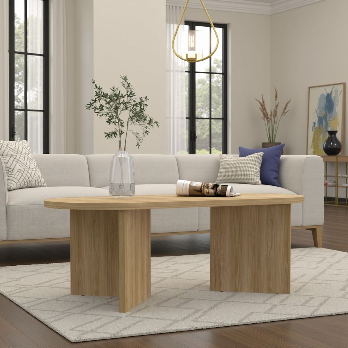 TUHOME - Biblioteca Indira 1222x801x288 Cm Rovere