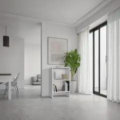 TUHOME - Biblioteca 2 Niveles Eloy Blanco 80x50x30.3 Cm