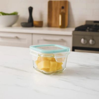 Imagen 2 del producto Set 10 Contenedores Hermetico Vidrio 210mL Cuadrado