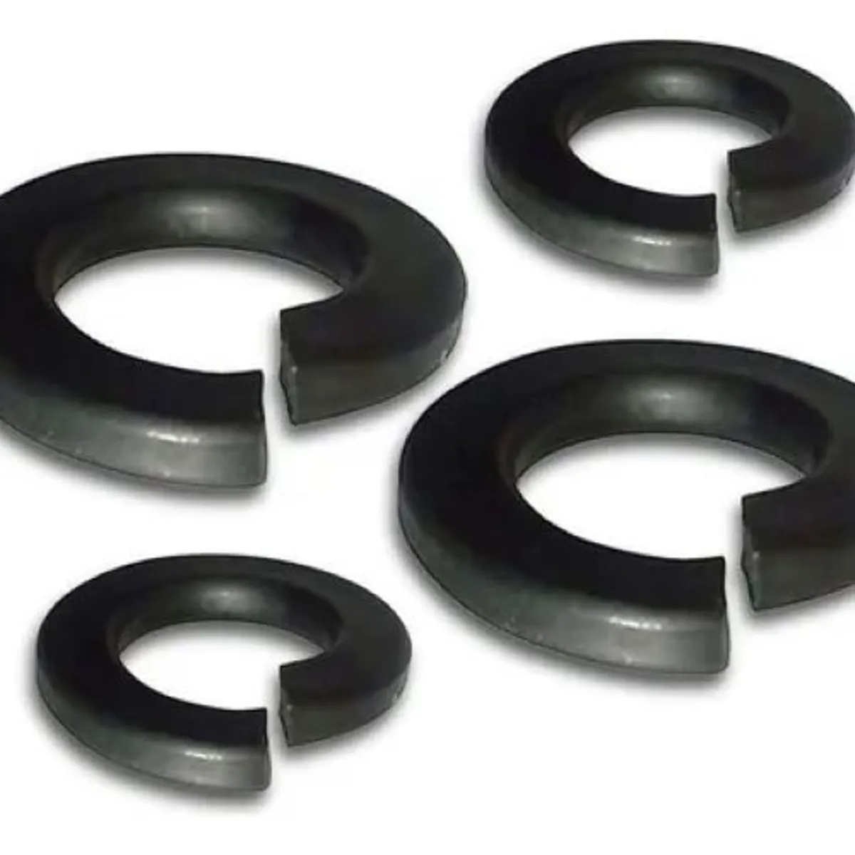METALFER - Golilla Presion 3/16 Negra 100 Unid.