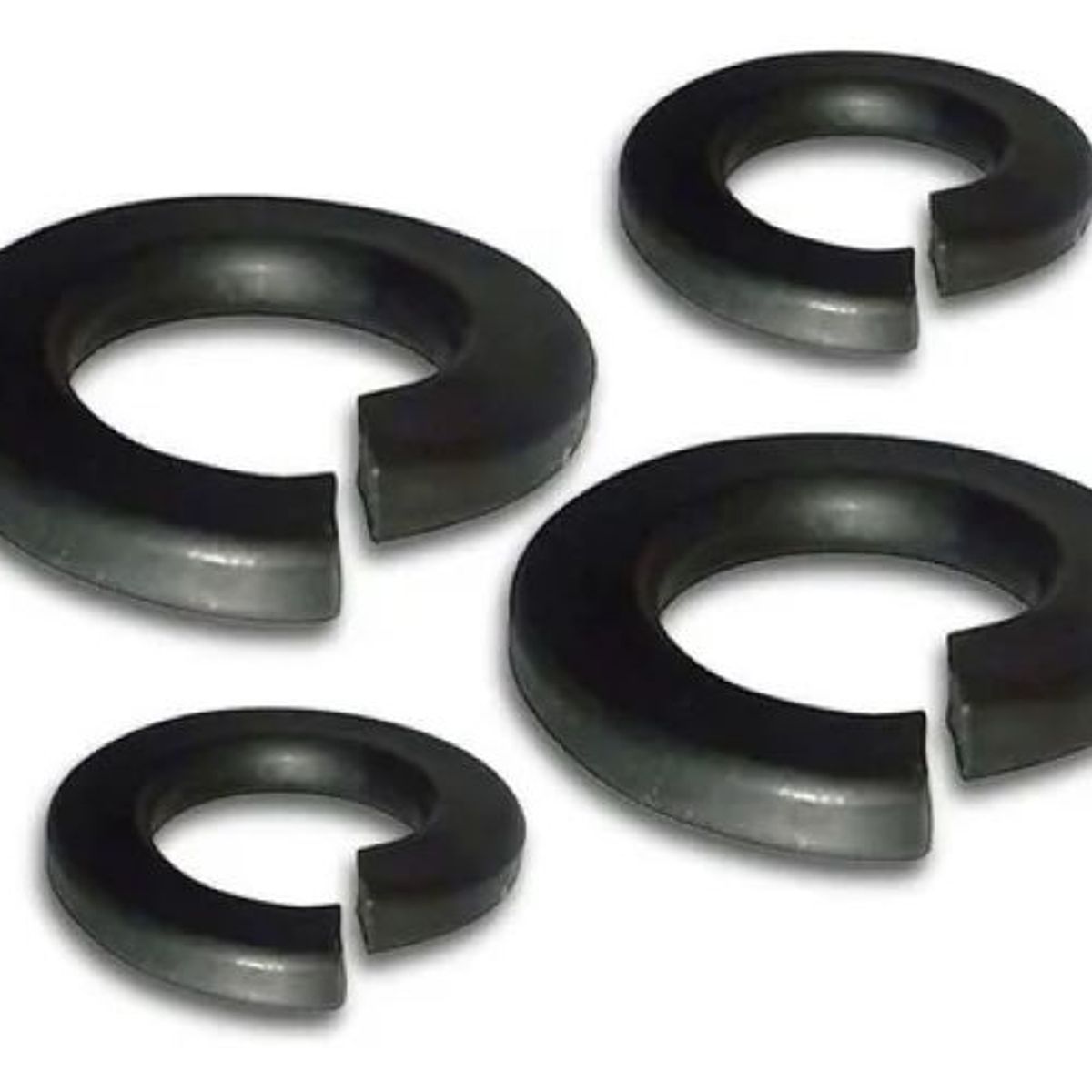 METALFER - Golilla Presion 3/8 Negra 100 Unid.