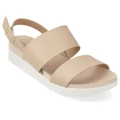 BEIRA RIO - Sandalias planas Beige Hebilla