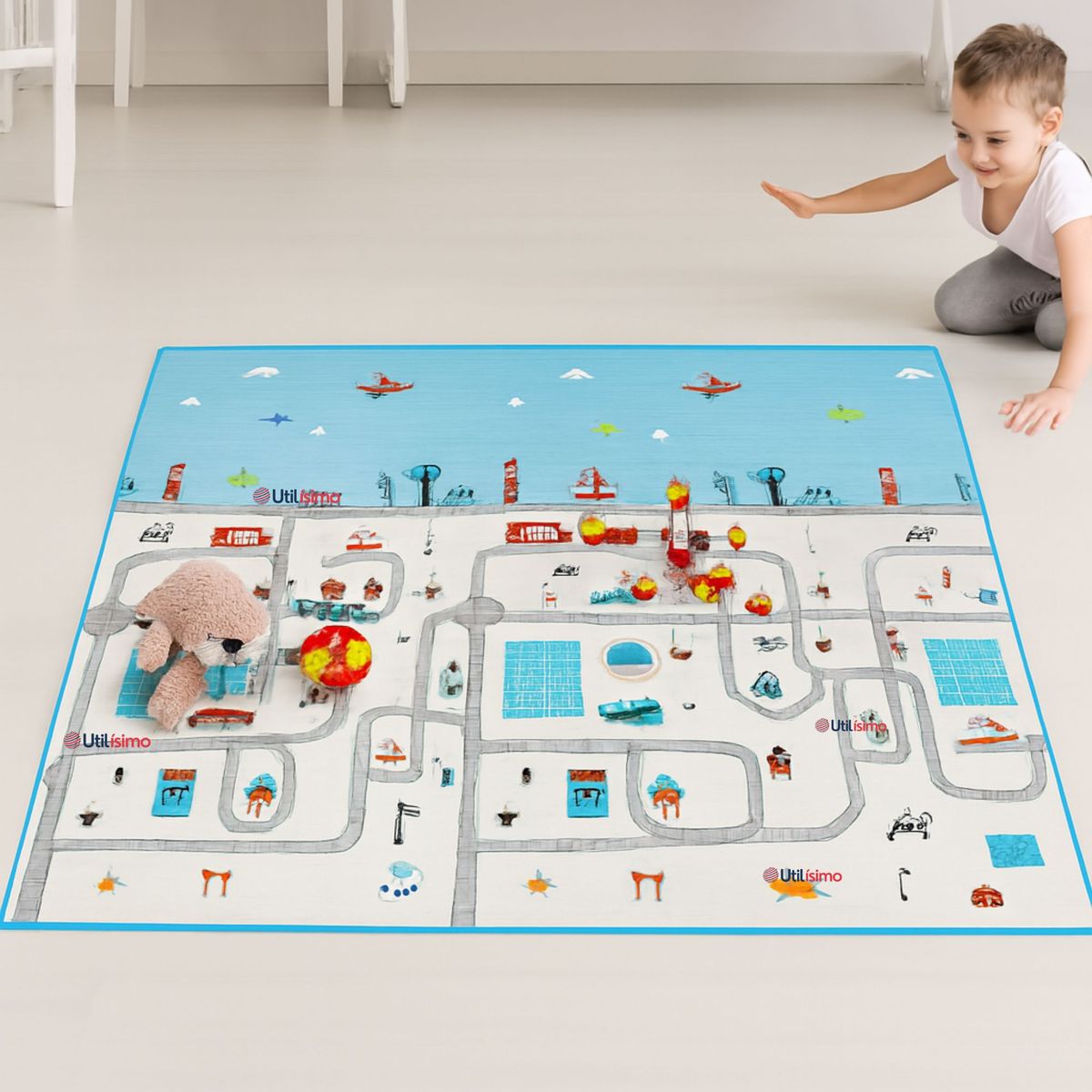 LB CHILE - Alfombra de juegos para Niños 200cm