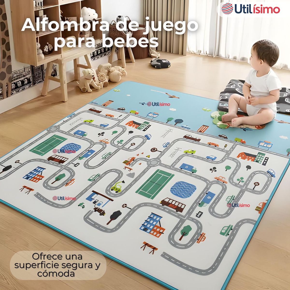 LB CHILE - Alfombra de juegos para Niños 200cm