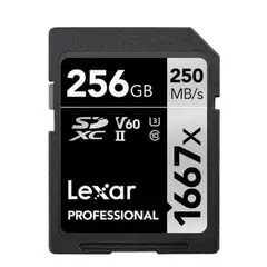 LEXAR - TARJETA DE MEMORIA SD PROFESIONAL 256GB 250MBSG