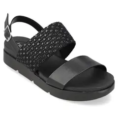 BEIRA RIO - Sandalias planas Negro Hebilla