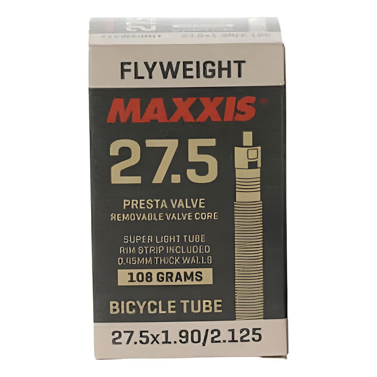 MAXXIS - Cámara Maxxis Flyweight 27.5x1.9-2.125 Válvula Presta Negro