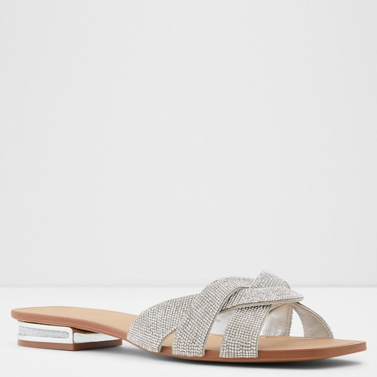 ALDO - Coredith Sandalia Plana Mujer Plateada Aldo