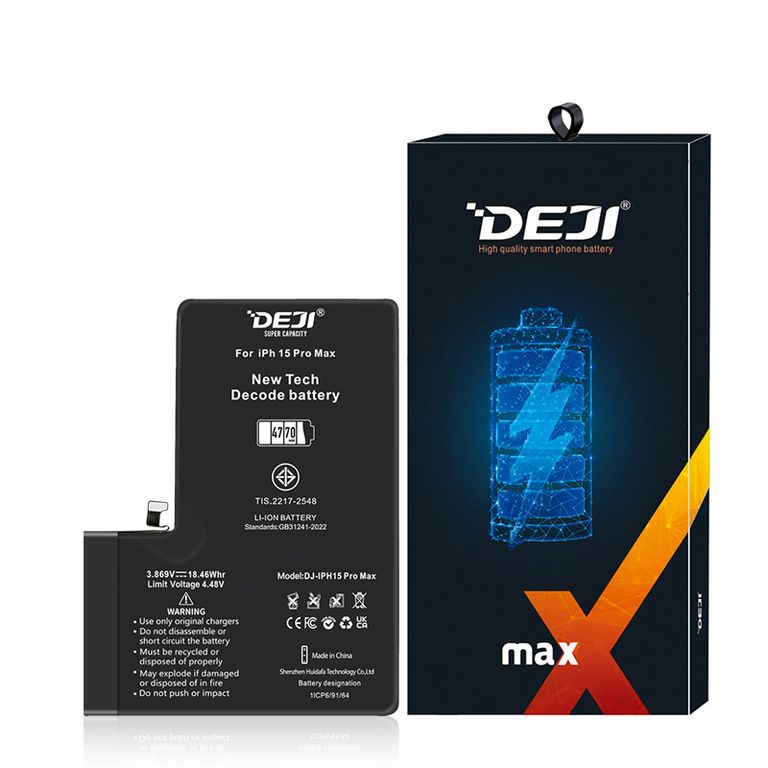 Batería Programada para Iphone 15 Pro Max Marca Deji