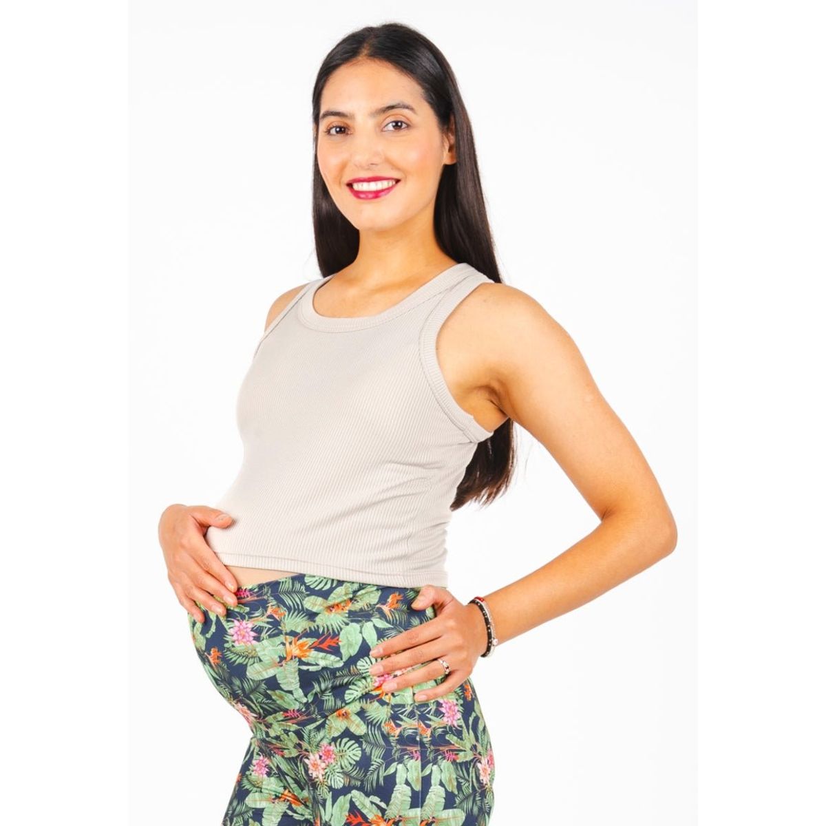 MADREMIA - Polera Maternal Lactancia Crop Ceci Madremía