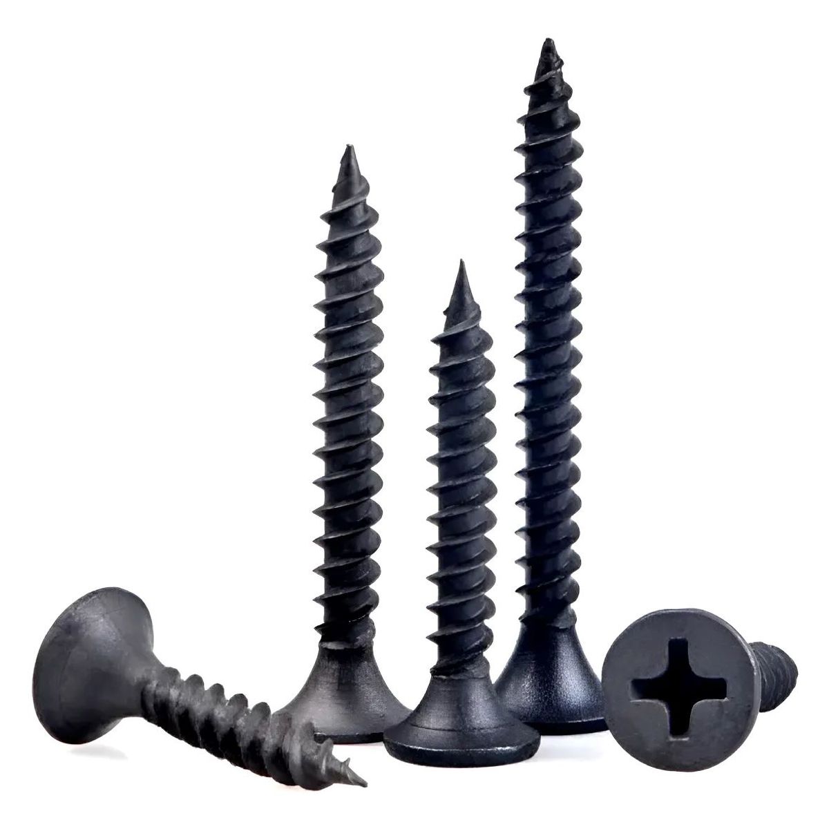 METALFER - Pack De Clavos Pintado Negro 3.5 X 25mm