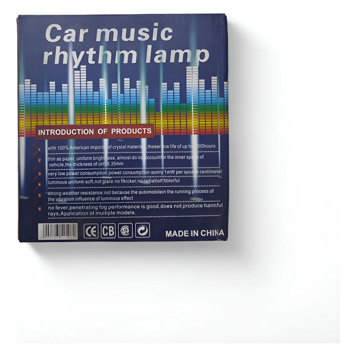 GENERICO - Sensor De Ritmo De Música Led Para Automovil Luz Verde