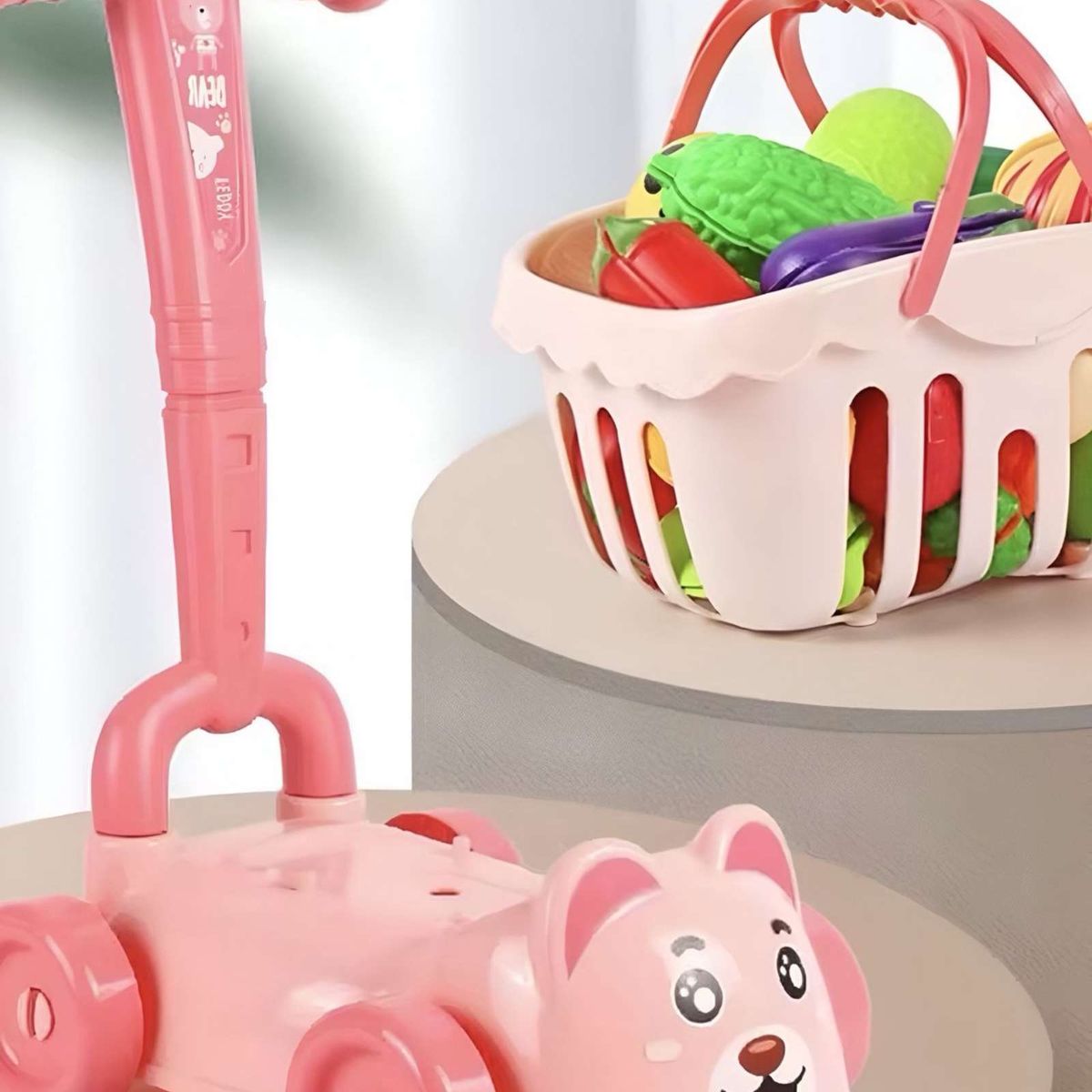 GENERICO - CARRO ANDADOR CORREPASILLOS DE COMPRAS FRUTAS Y VERDURAS