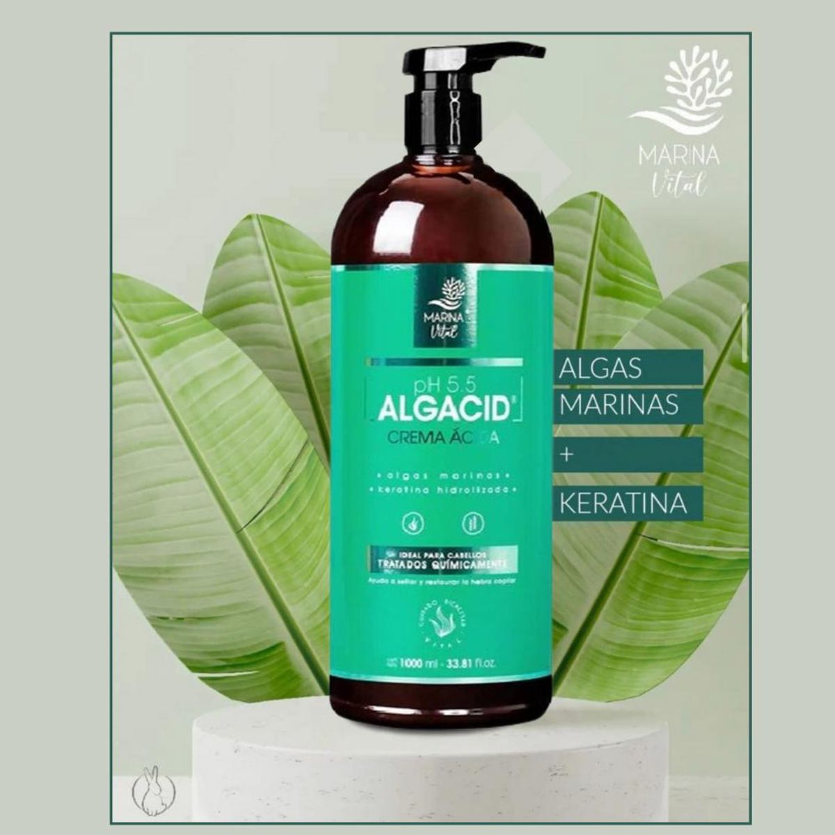MARINA VITAL - Crema Acida Algacid ph 55 1000 ml Marina Vital