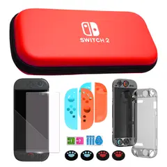 GENERICO - Estuche Bolso Para Nintendo Switch 2 / kit Mica Grips Carcasa Rj