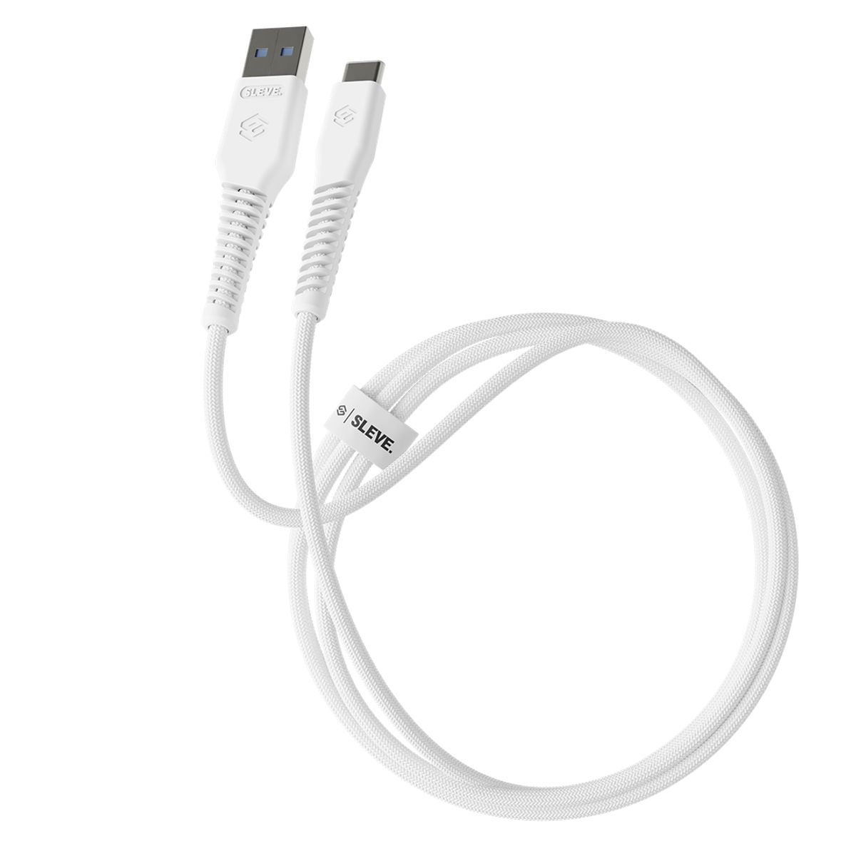 SLEVE - Cable Cargador Sleve Line X Usb A Tipo C White