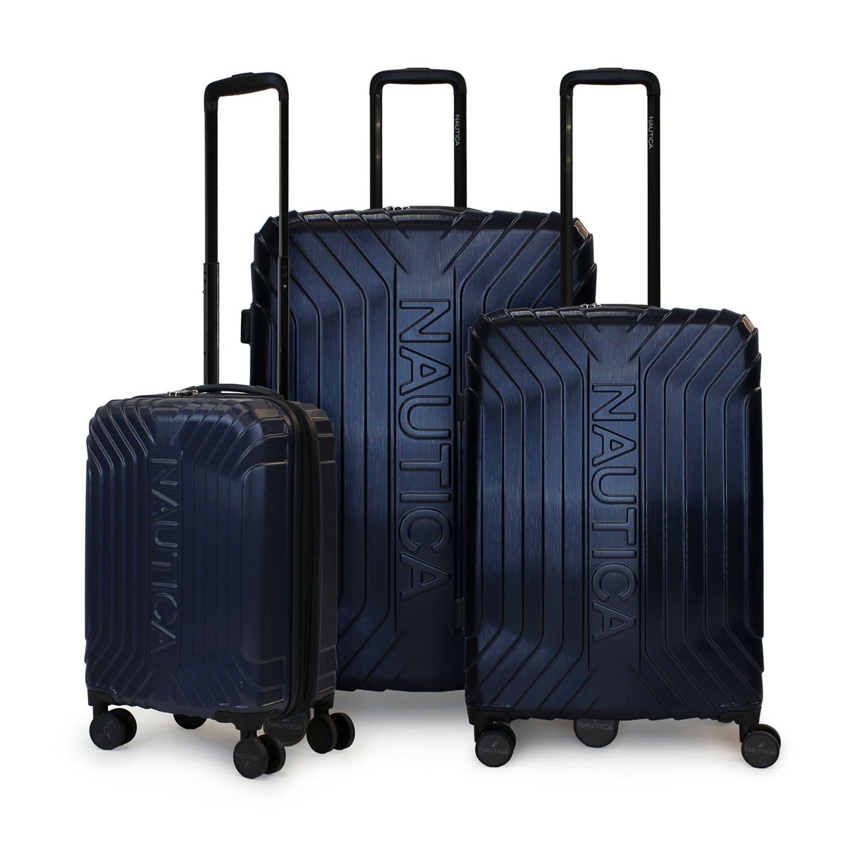 NAUTICA - Set de 3 maletas S+M+L Nautica San Blas  azul