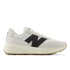 NEW BALANCE - Zapatillas Urbanas Unisex 370 Blanca/Negro