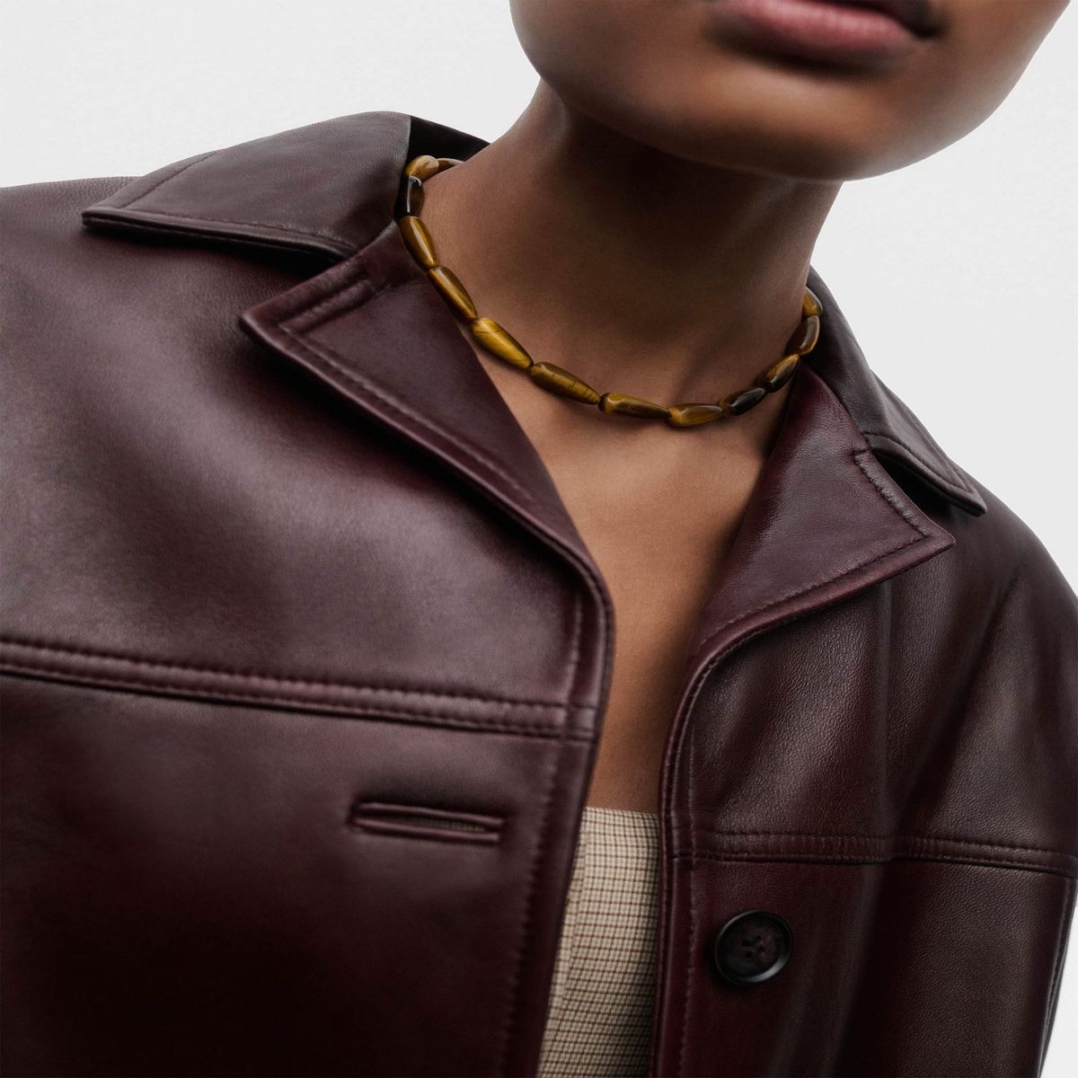 PDPAOLA - Collar Tiger Eye Drop