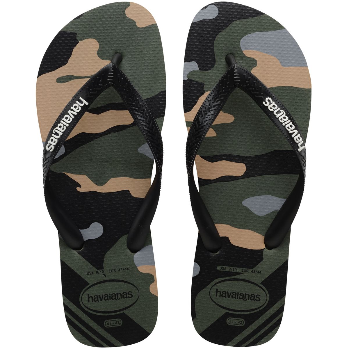 HAVAIANAS - Sandalia Hombre Top Camu Verde Havaianas
