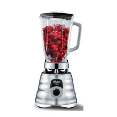OSTER - Licuadora Clásica Oster® Cromo Con Perilla Ergonómica De 3 V