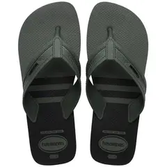 HAVAIANAS - Sandalia Hombre City Basic Verde Oliva Negro