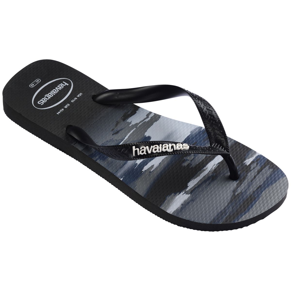HAVAIANAS - Sandalia Hombre Top Camu Negro Havaianas