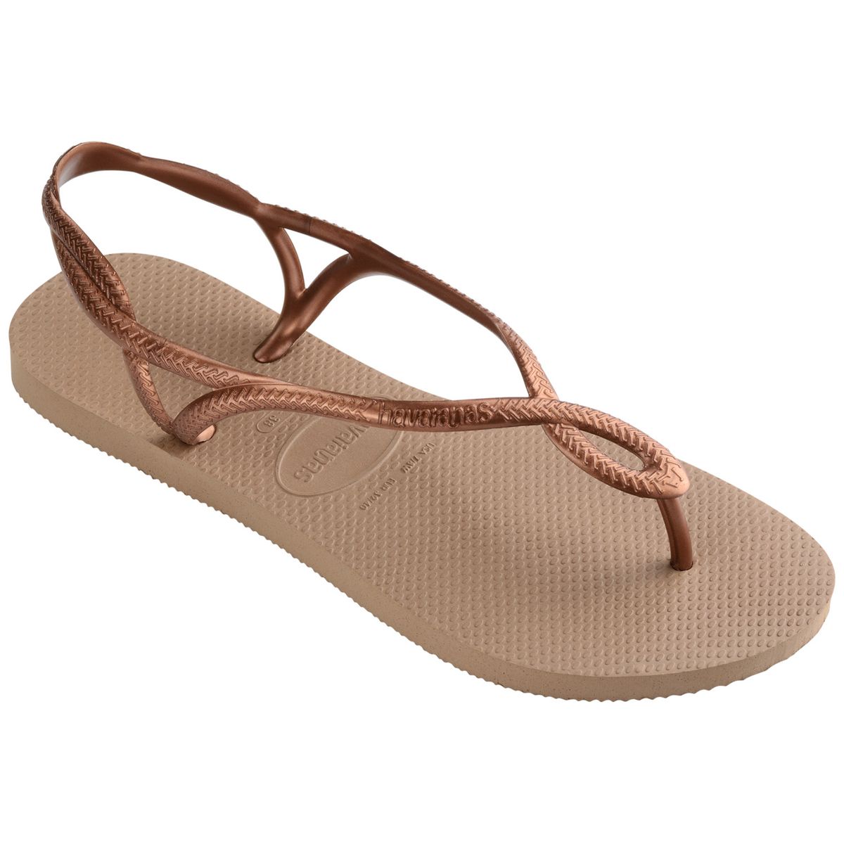 HAVAIANAS - Sandalia Mujer Luna Dorado Rose Havaianas