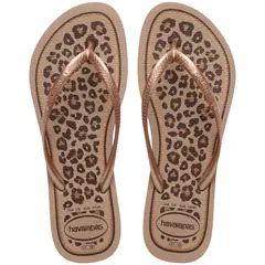HAVAIANAS - Sandalia Mujer Slim Animals Dorado Rose