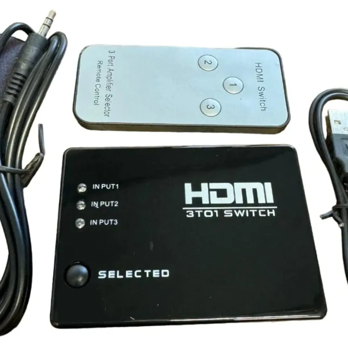 GENERICO - Switch para Hdmi 3 Puertos Hd 1080p Control Remoto